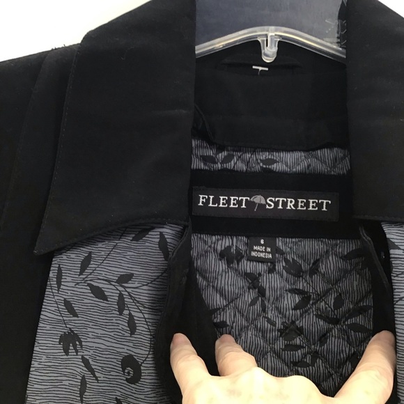 Fleet Street Rain Wear NWT Women’s All Weather Trench Coat W/Scarf Black Size 6 - Picture 11 of 11